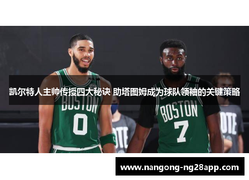 凯尔特人主帅传授四大秘诀 助塔图姆成为球队领袖的关键策略
