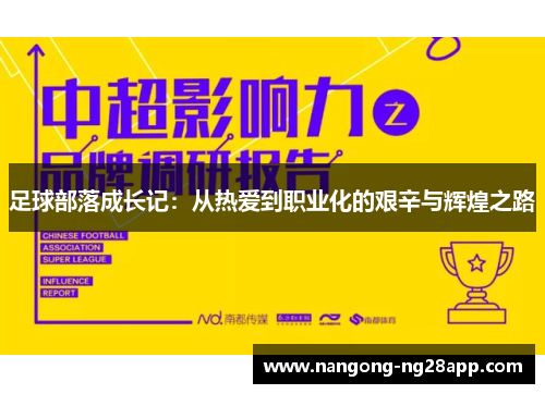 足球部落成长记：从热爱到职业化的艰辛与辉煌之路